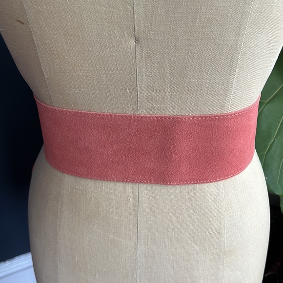 Amazing Mango Pink Suede Belt - M - Picture 4 of 10